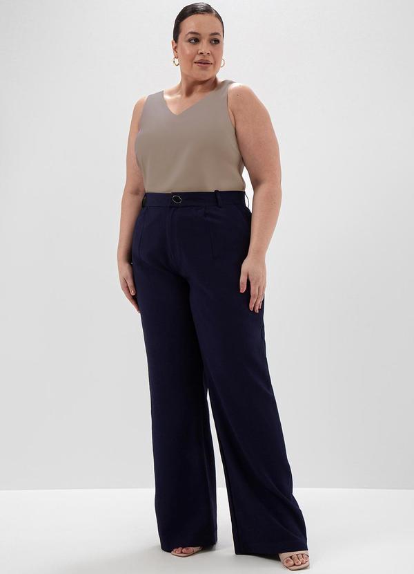 Principessa - Regata Feminina Decote V Bege Luma 7