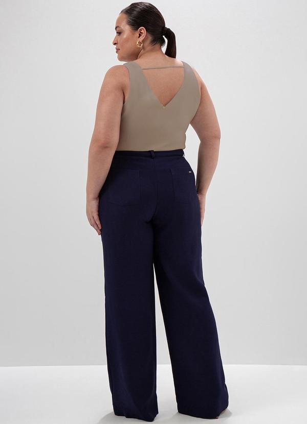 Principessa - Regata Feminina Decote V Bege Luma 8