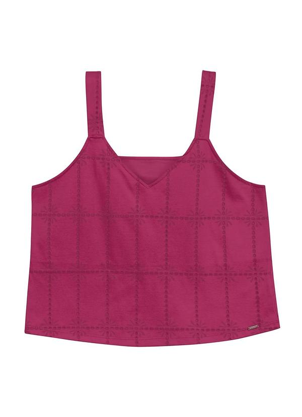 Marialícia - Regata Feminina Devorê Rosa 3