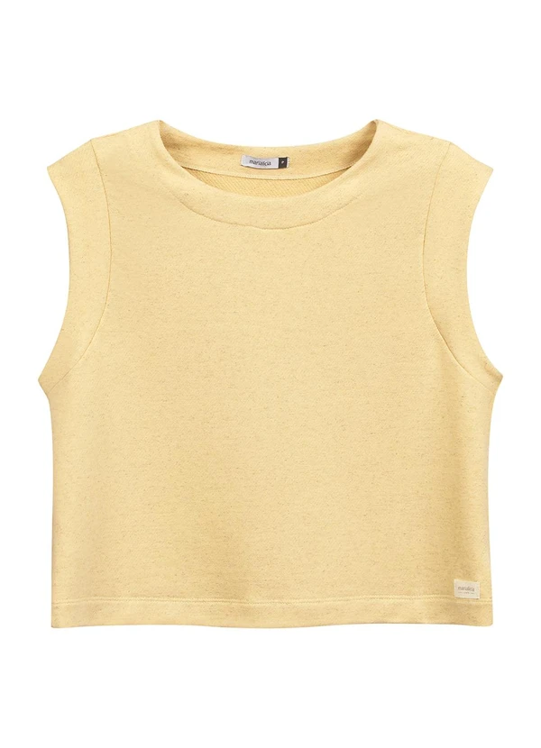 Marialícia - Regata Feminina Eco Amarelo