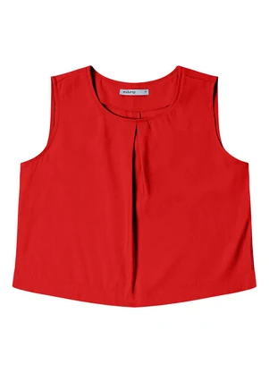 Endless - Regata Feminina em Alfaiataria Laranja - ENDLESS