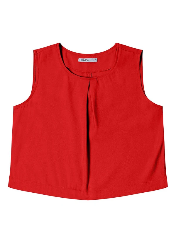 Endless - Regata Feminina em Alfaiataria Laranja 1