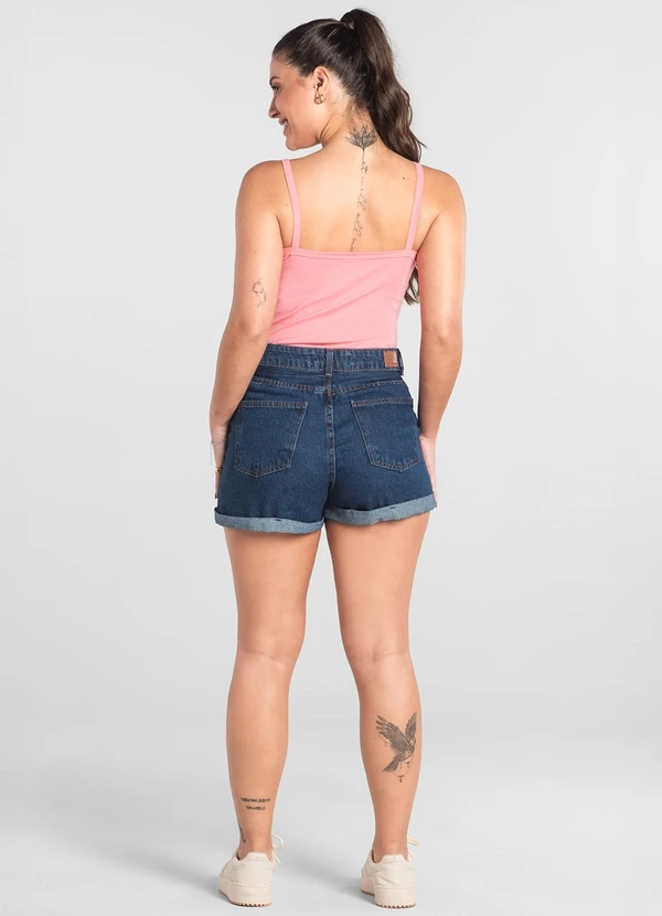 Just Basic - Regata Feminina em Cotton Rosa 4