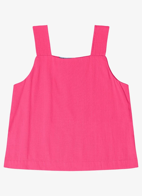 Endless - Regata Feminina em Linho Rosa 2