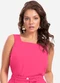 Endless - Regata Feminina em Linho Rosa - variação: Rosa