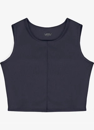 Veev - Regata Feminina em Malha Neomotion Preto - VEEV