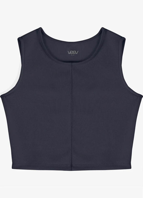 Veev - Regata Feminina em Malha Neomotion Preto