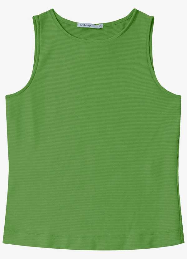 Endless - Regata Feminina em Poly Gorgurinho Verde 5