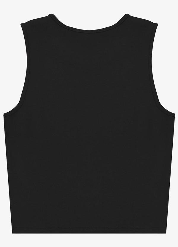 Select - Regata Feminina em Ponto Roma Preto 2