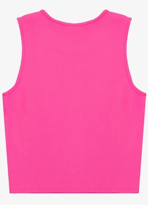 Select - Regata Feminina em Ponto Roma Rosa - SELECT