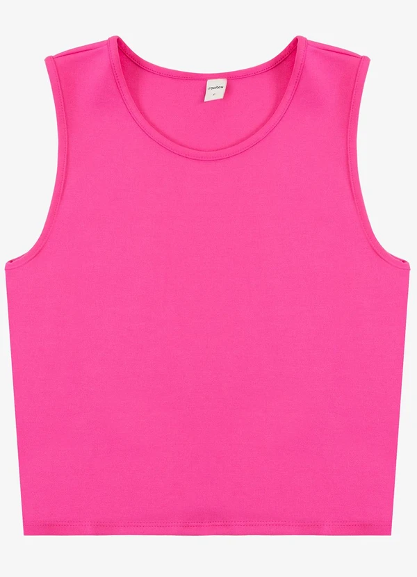 Select - Regata Feminina em Ponto Roma Rosa