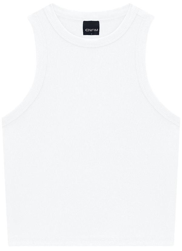 Enfim - Regata Feminina em Ribana Branco