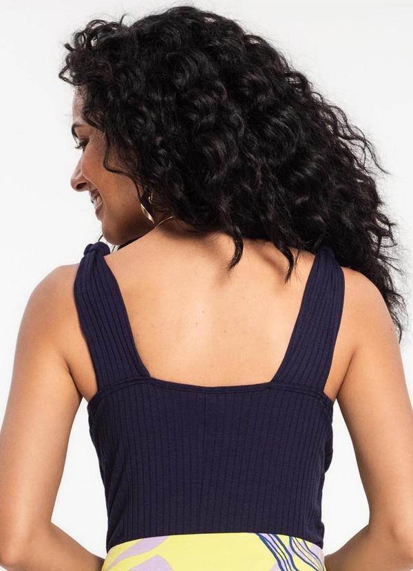 Rovitex - Regata Feminina em Ribana Canelada Azul 2