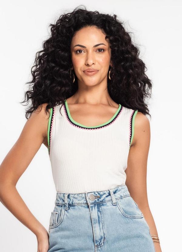 Rovitex - Regata Feminina em Ribana Canelada Bege