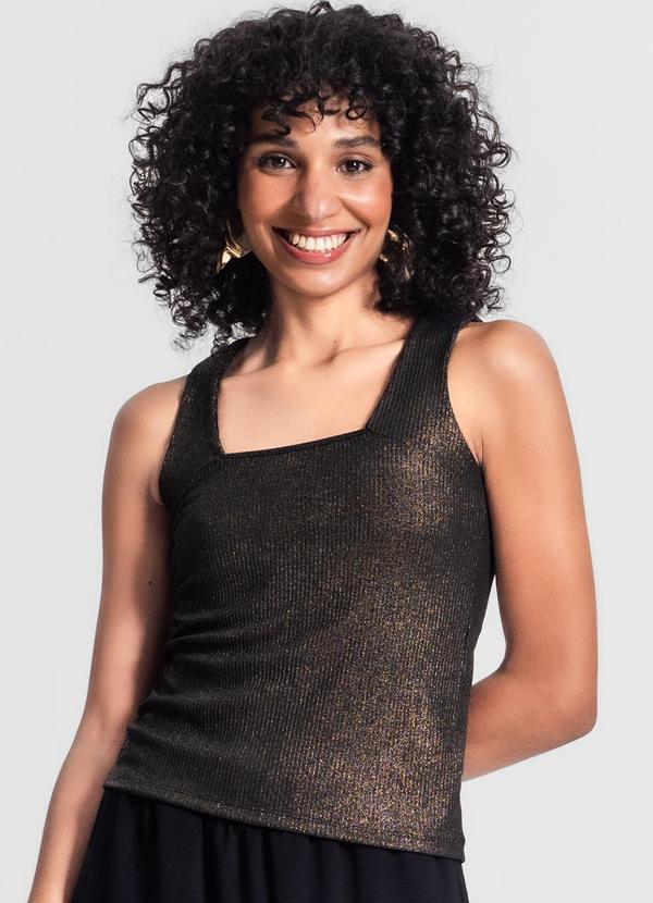 Rovitex - Regata Feminina em Ribana Canelada Preto