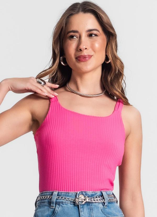 Rovitex - Regata Feminina em Ribana Canelada Rosa