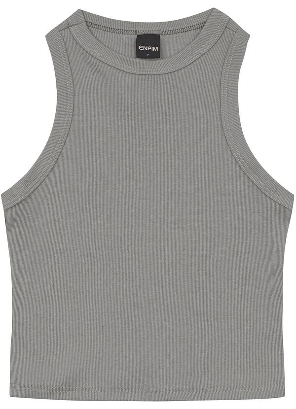 Enfim - Regata Feminina em Ribana Cinza