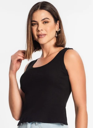 Rovitex - Regata Feminina em Ribana Preto - ROVITEX