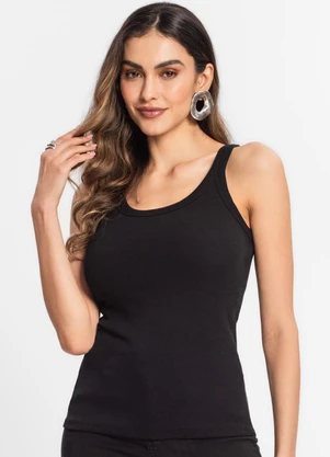 Rovitex - Regata Feminina em Ribana Preto - ROVITEX