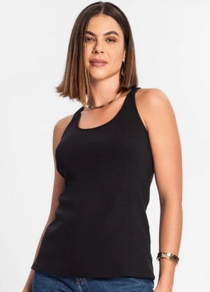 Rovitex - Regata Feminina em Ribana Preto - ROVITEX