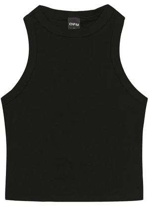 Enfim - Regata Feminina em Ribana Preto - ENFIM