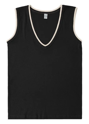 Rovitex - Regata Feminina em Ribana Preto - ROVITEX