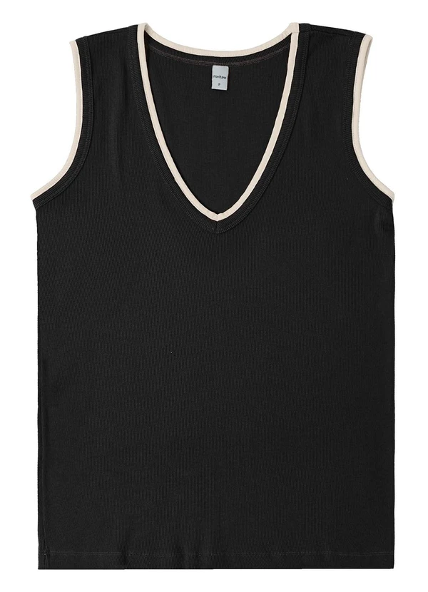 Rovitex - Regata Feminina em Ribana Preto