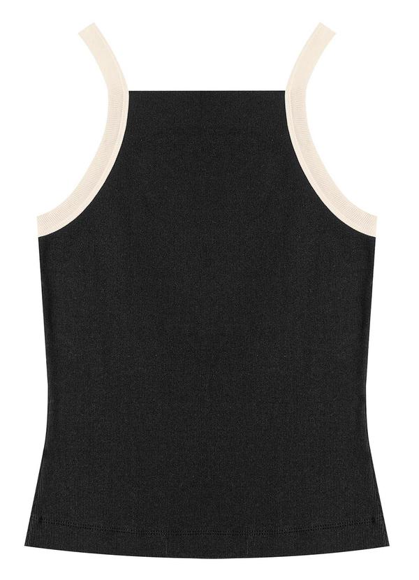 Endless - Regata Feminina em Ribana Preto 3