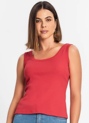 Rovitex - Regata Feminina em Ribana Vermelho - ROVITEX