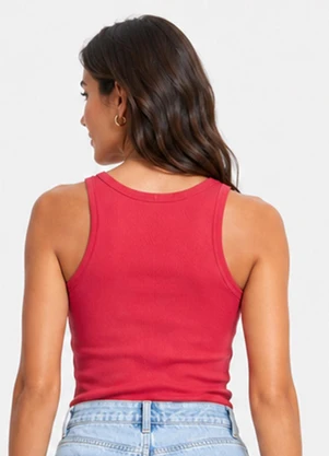Rovitex - Regata Feminina em Ribana Vermelho - ROVITEX