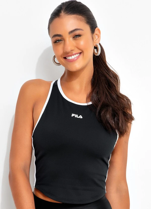 Fila Regata Feminina Essential Training Preto
