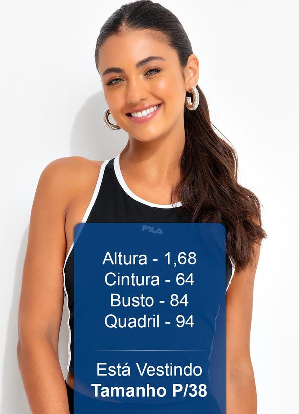 Fila - Regata Feminina Essential Training Preto 6
