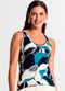Rovitex - Regata Feminina Estampada Verde - variação: Azul