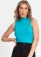 Endless - Regata Feminina Gola Alta Verde - variação: Azul
