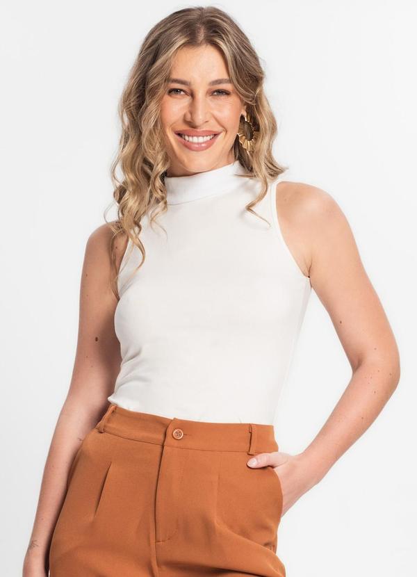 Endless - Regata Feminina Gola Alta Bege