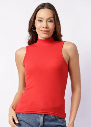 Torra - Regata Feminina Gola Alta Coral - TORRA