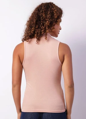 Torra - Regata Feminina Gola Alta Rosa - TORRA