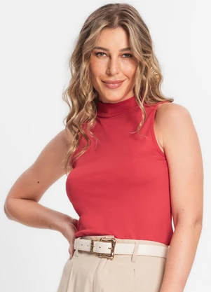 Endless - Regata Feminina Gola Alta Vermelho - ENDLESS