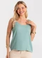 Rovitex - Regata Feminina Malha Viscose Bege - variação: Verde