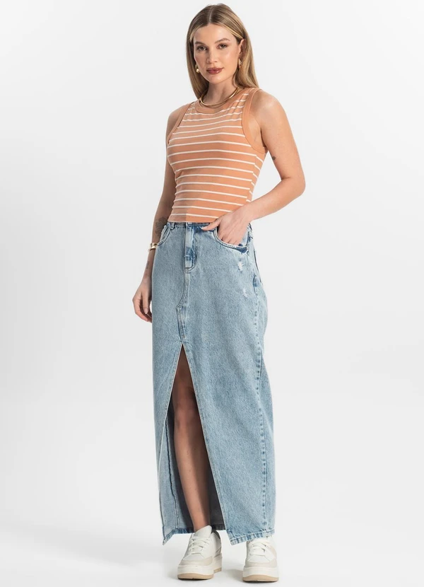 Rovitex - Regata Feminina Marrom 3