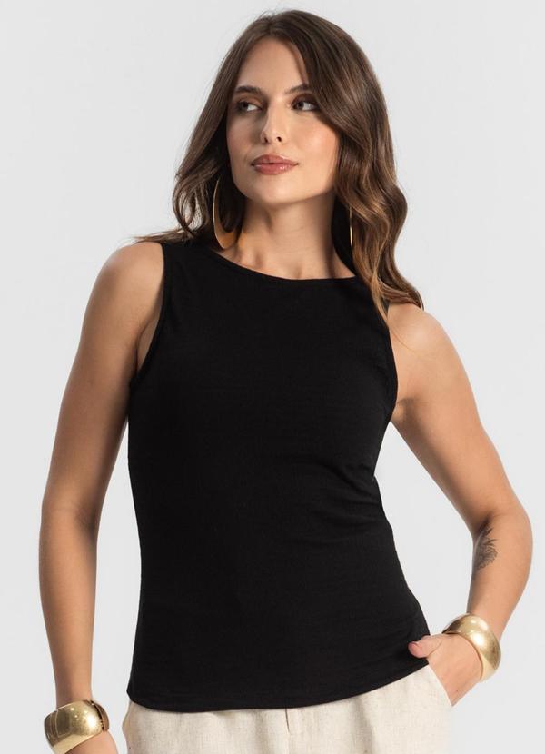 Endless - Regata Feminina Preto