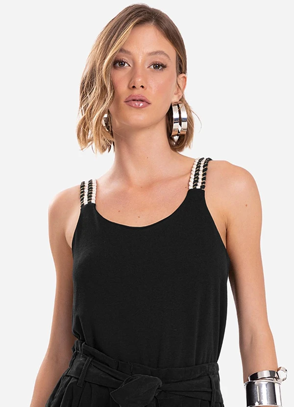 Endless - Regata Feminina Preto