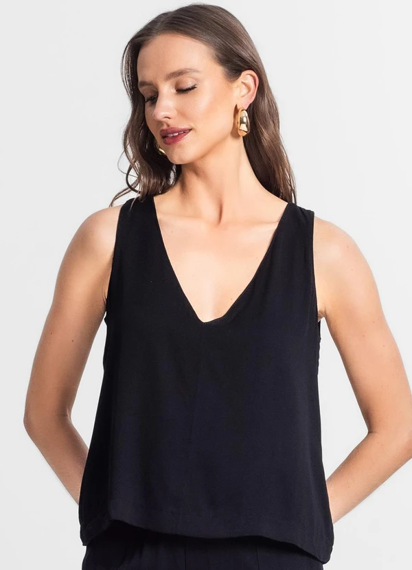 Endless - Regata Feminina Preto