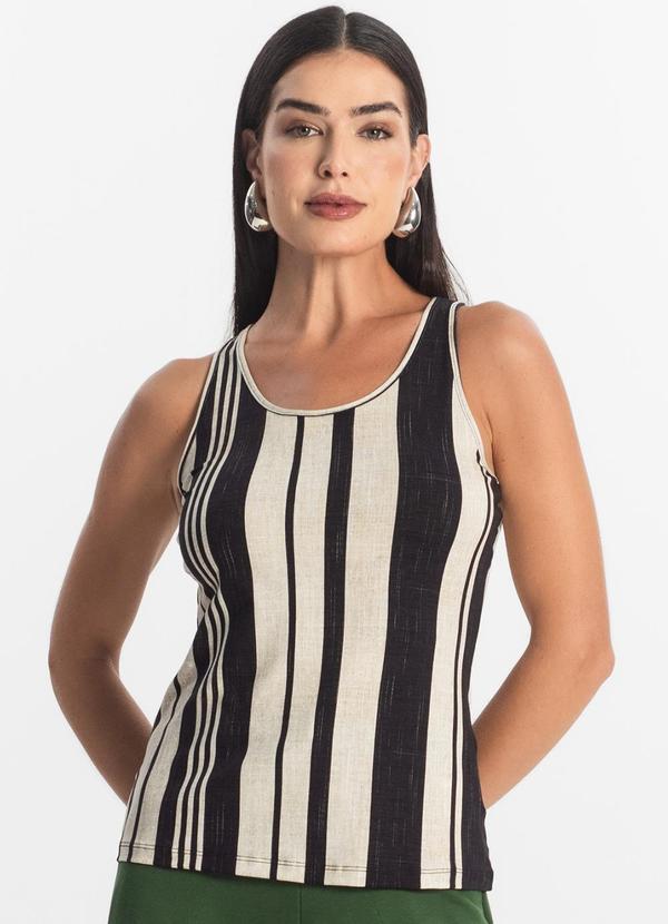 Select - Regata Feminina Preto