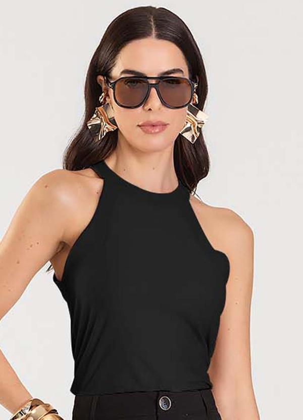 Dianna - Regata Feminina Preto