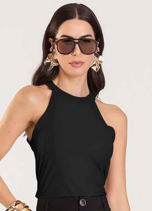 Dianna - Regata Feminina Preto