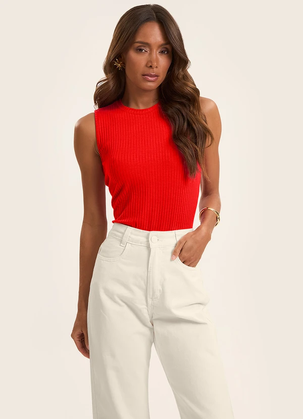 Rovitex - Regata Feminina Ribana Canelada Laranja 3