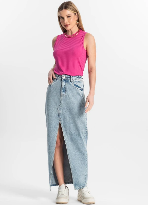 Rovitex - Regata Feminina Ribana Canelada Rosa 3