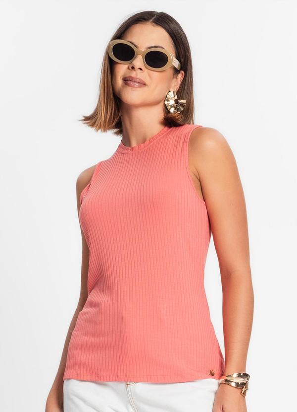 Rovitex - Regata Feminina Ribana Canelada Rosa