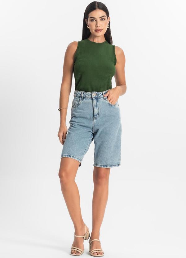 Rovitex - Regata Feminina Ribana Canelada Verde 3